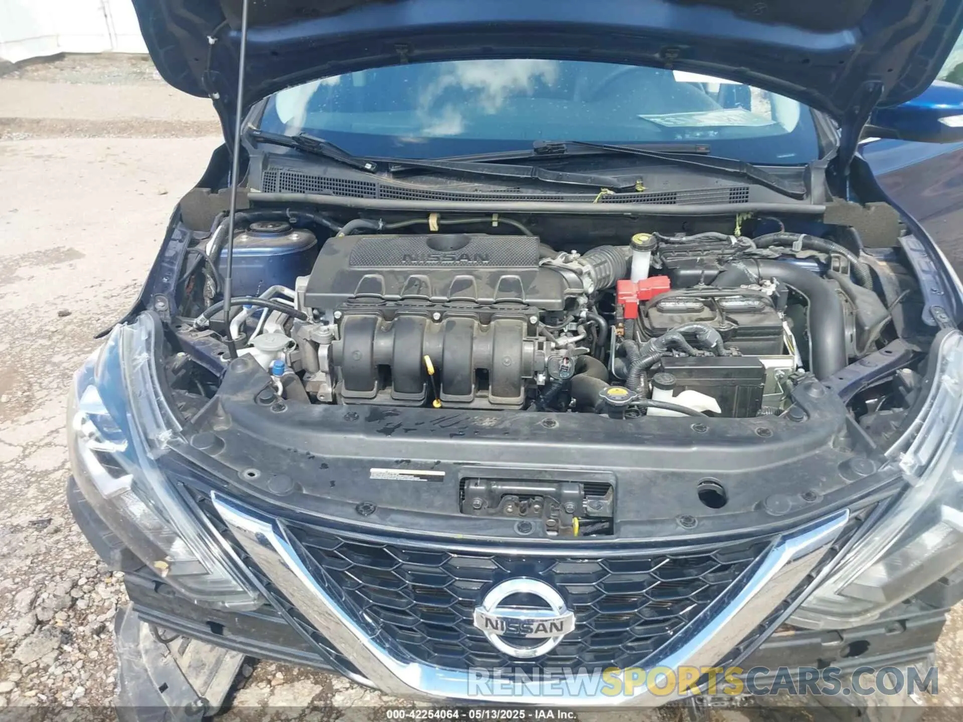 10 fotografías del automóvil dañado 3N1AB7AP9KY457937 NISSAN SENTRA 2019