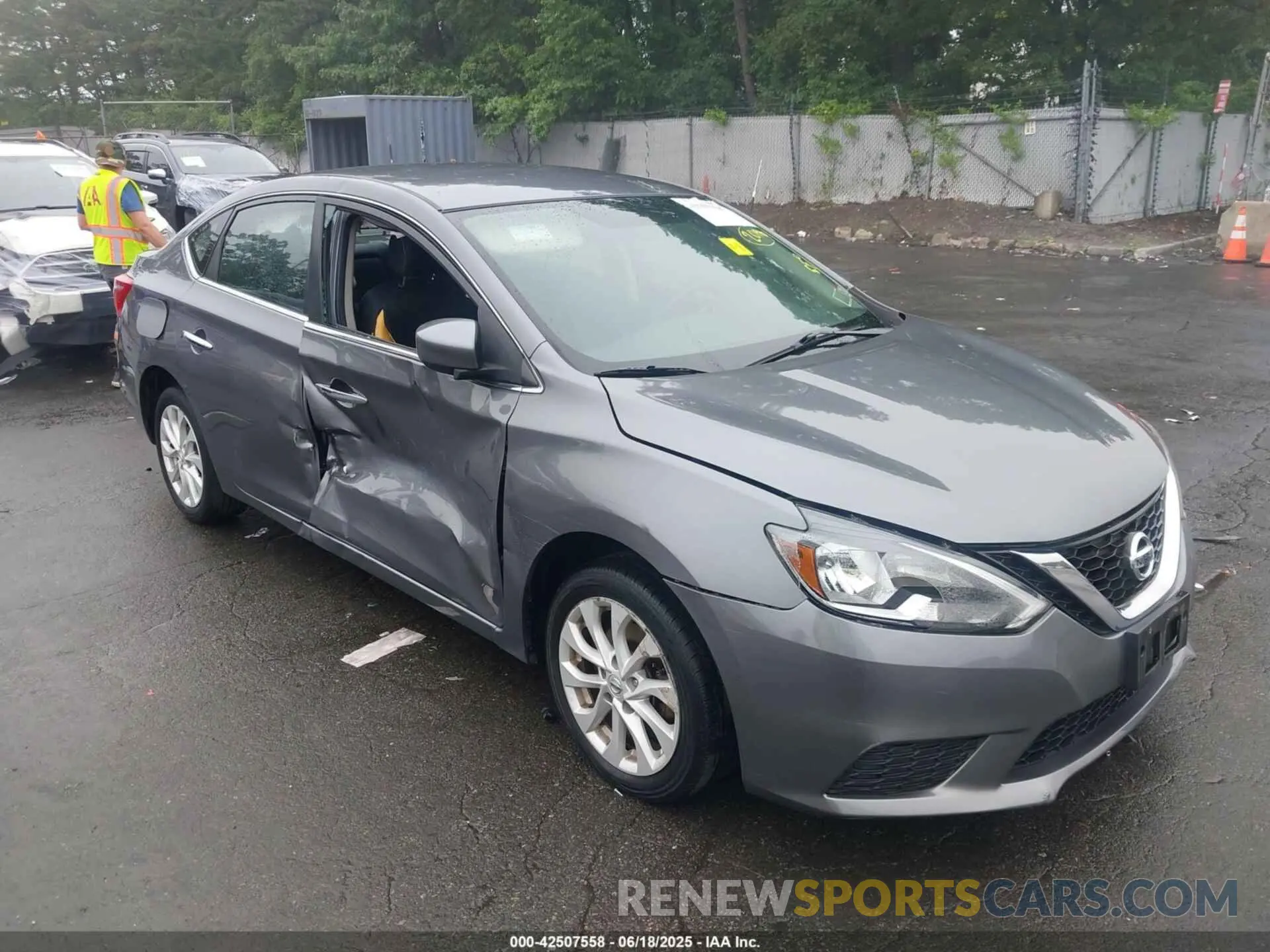 1 fotografías del automóvil dañado 3N1AB7APXKL605011 NISSAN SENTRA 2019