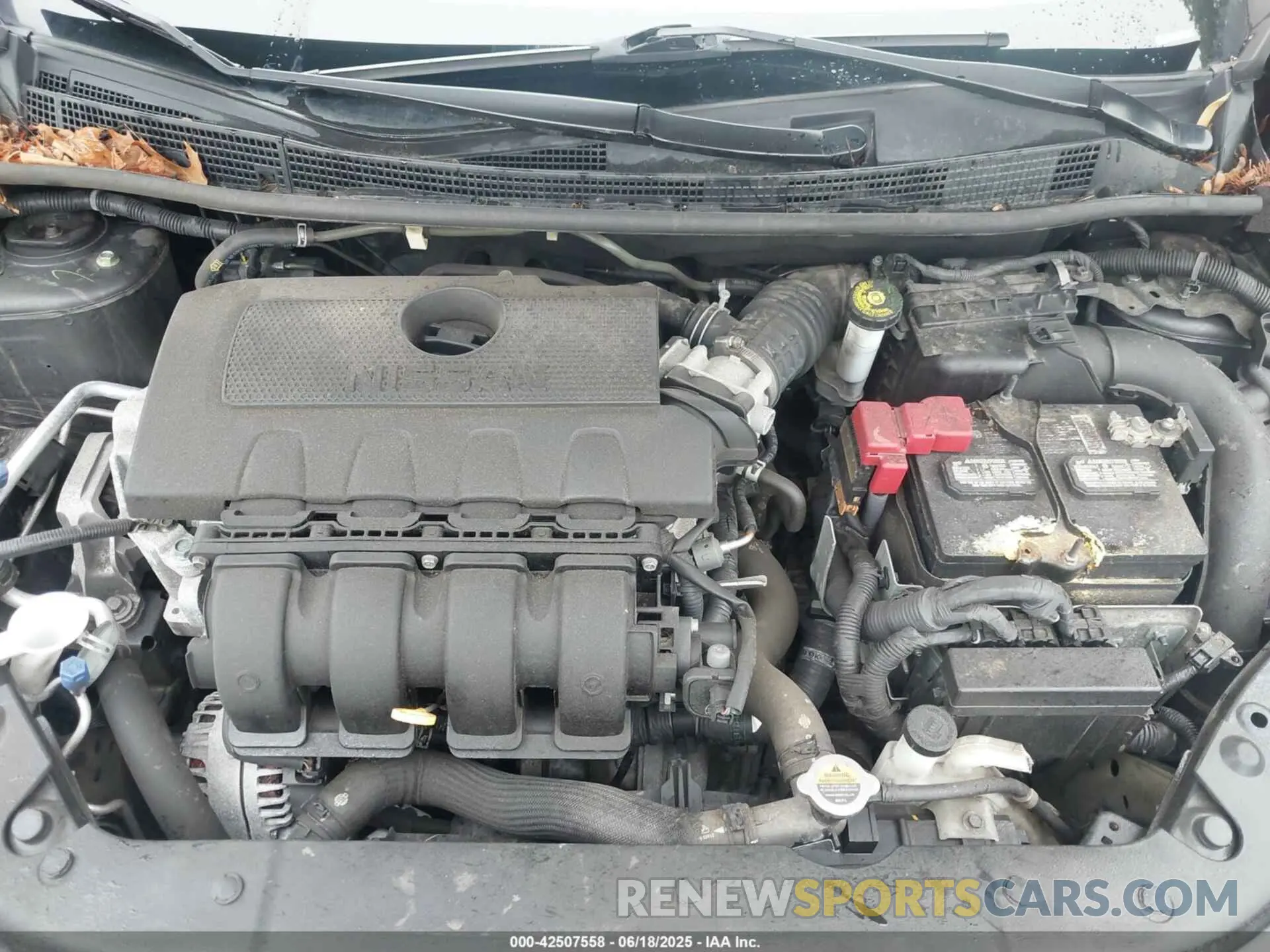 10 fotografías del automóvil dañado 3N1AB7APXKL605011 NISSAN SENTRA 2019