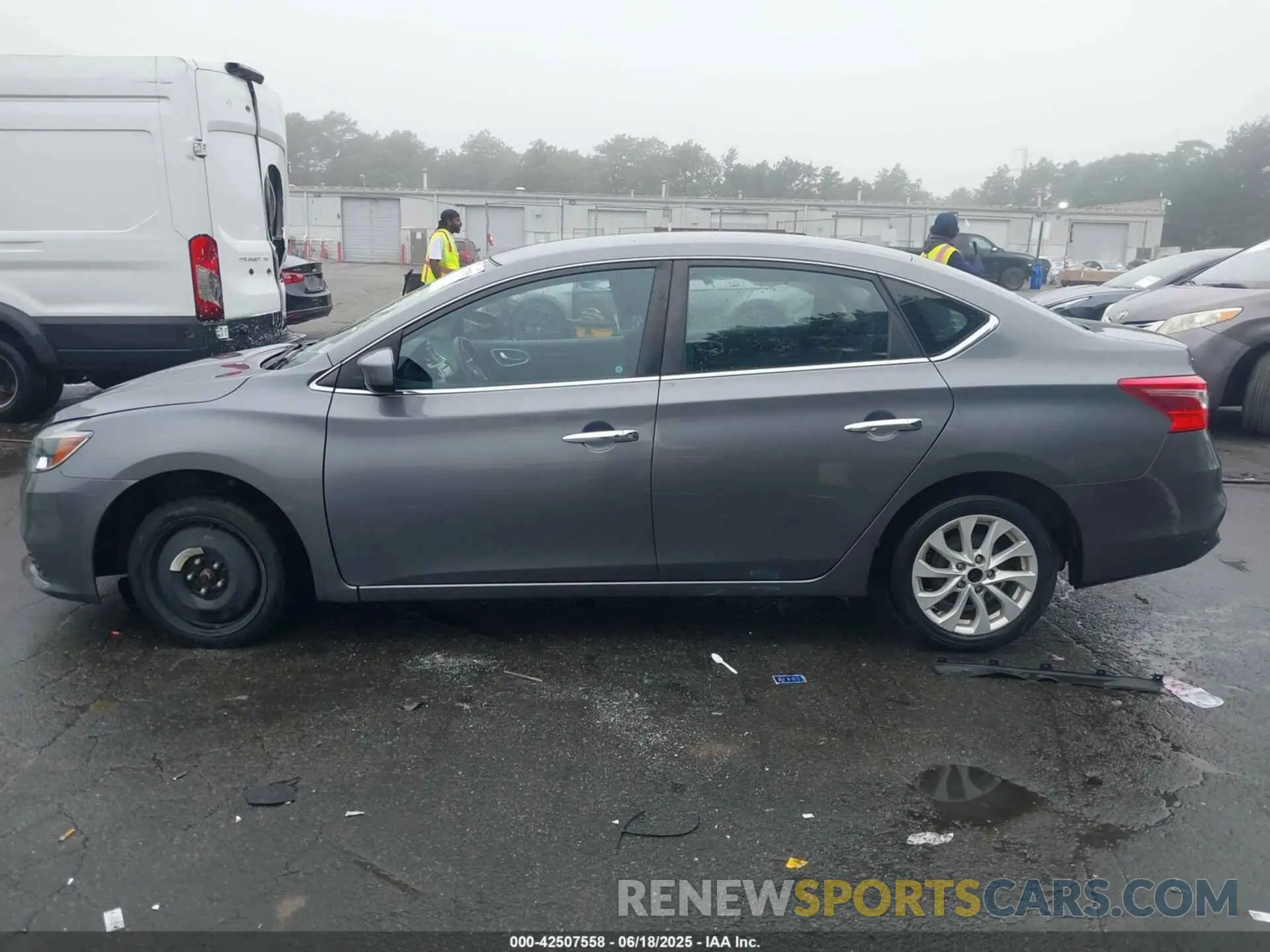 14 fotografías del automóvil dañado 3N1AB7APXKL605011 NISSAN SENTRA 2019