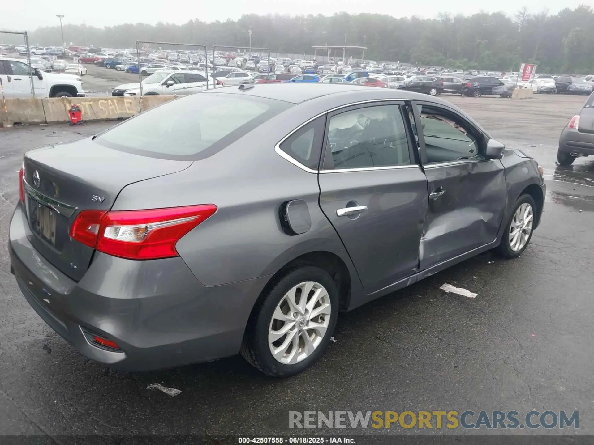 4 fotografías del automóvil dañado 3N1AB7APXKL605011 NISSAN SENTRA 2019