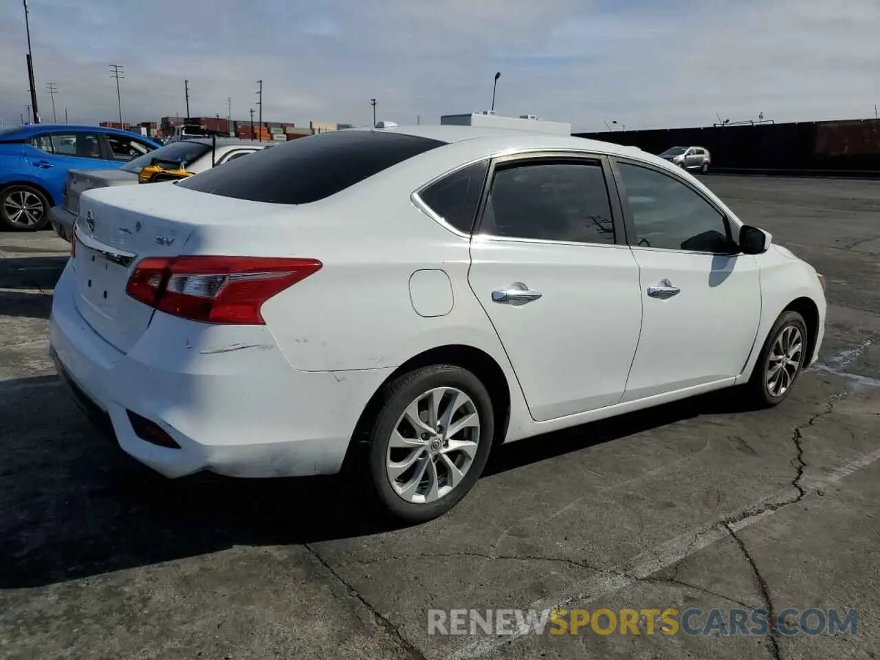 3 fotografías del automóvil dañado 3N1AB7APXKL612654 NISSAN SENTRA 2019