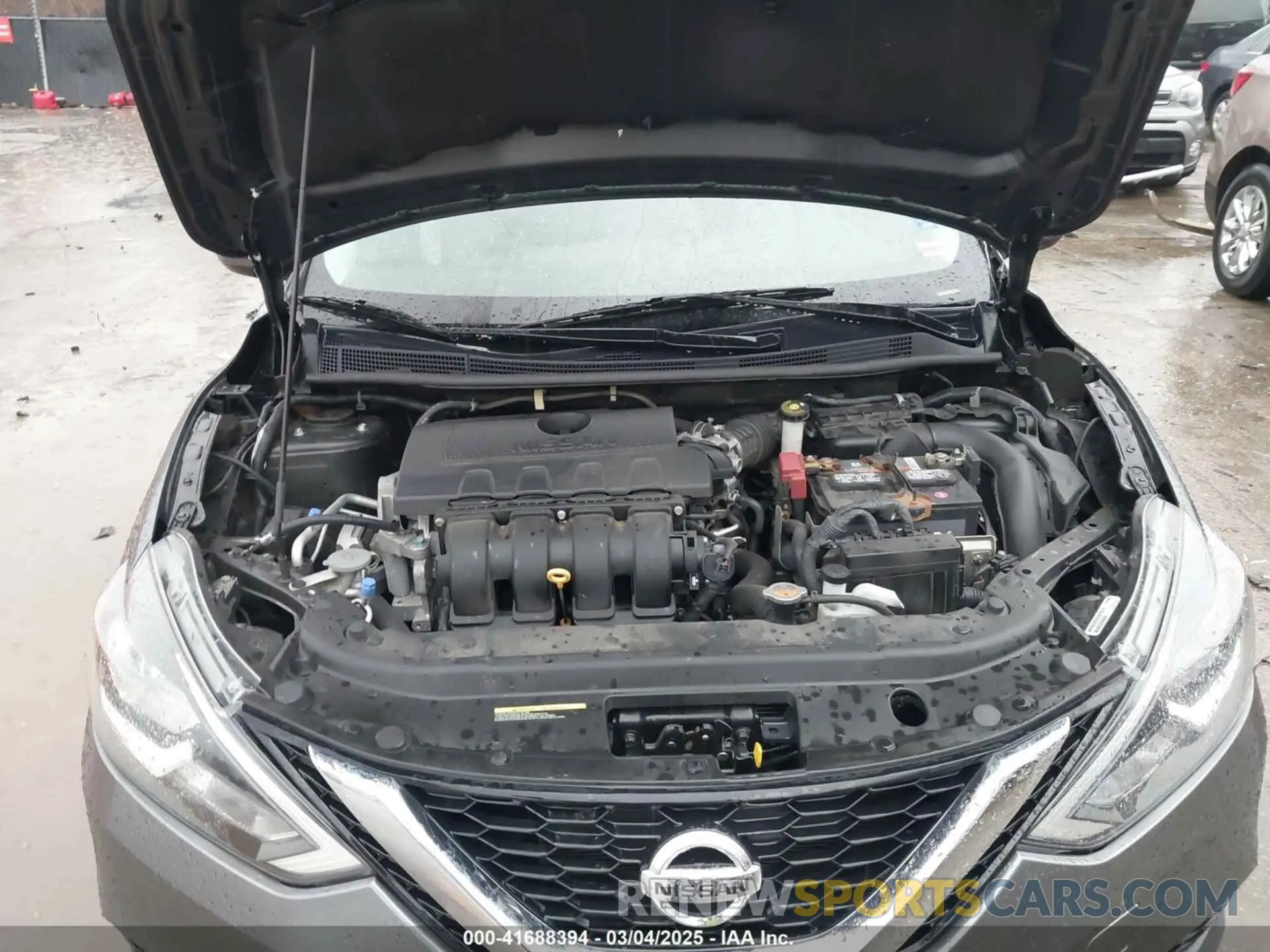 10 fotografías del automóvil dañado 3N1AB7APXKL626845 NISSAN SENTRA 2019