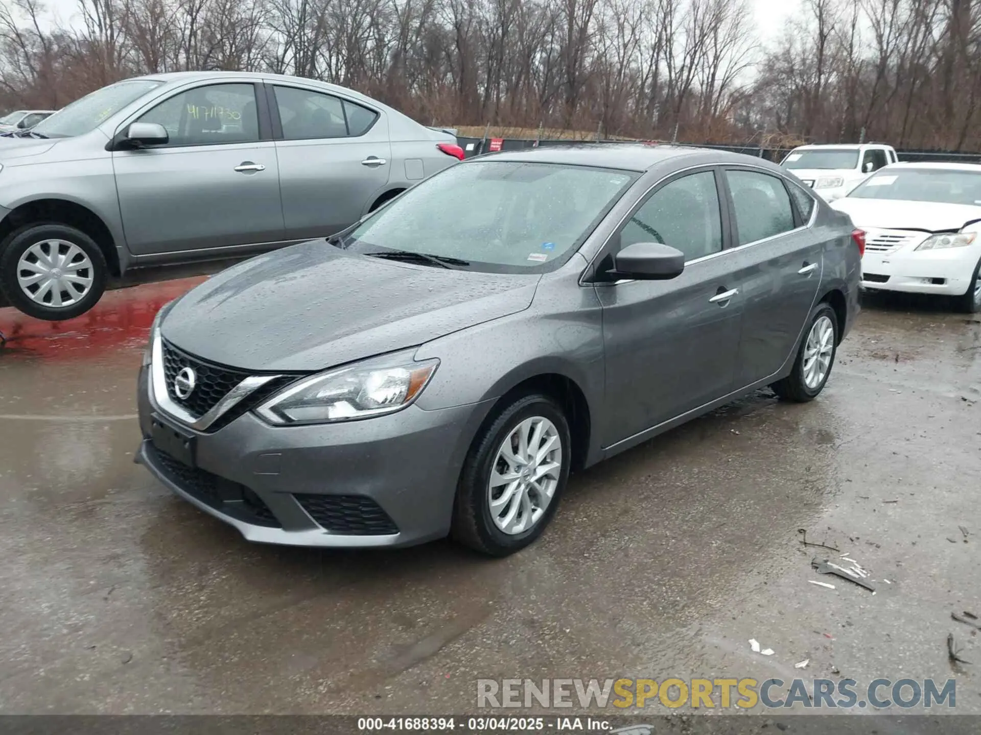 2 fotografías del automóvil dañado 3N1AB7APXKL626845 NISSAN SENTRA 2019