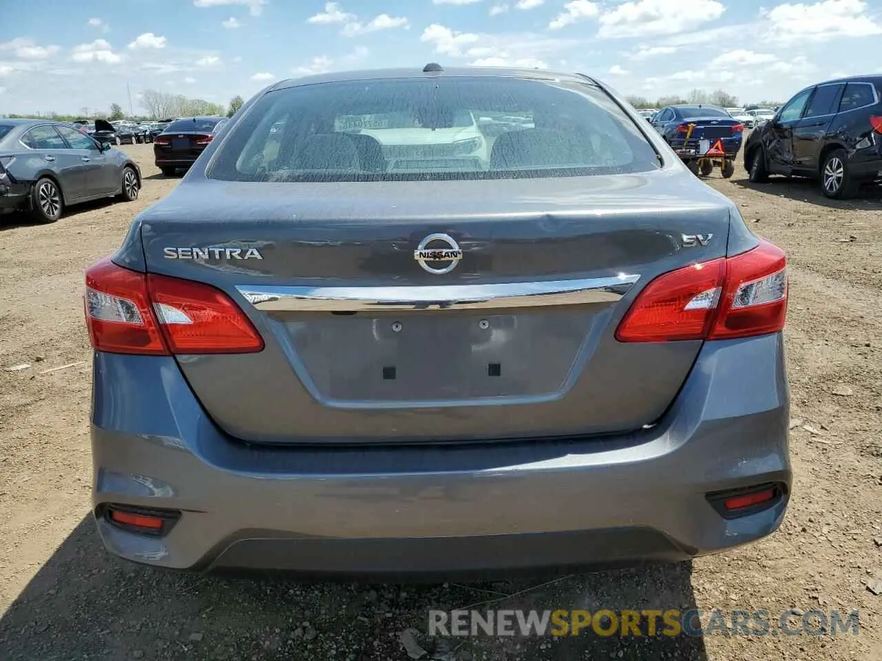 6 fotografías del automóvil dañado 3N1AB7APXKY230028 NISSAN SENTRA 2019