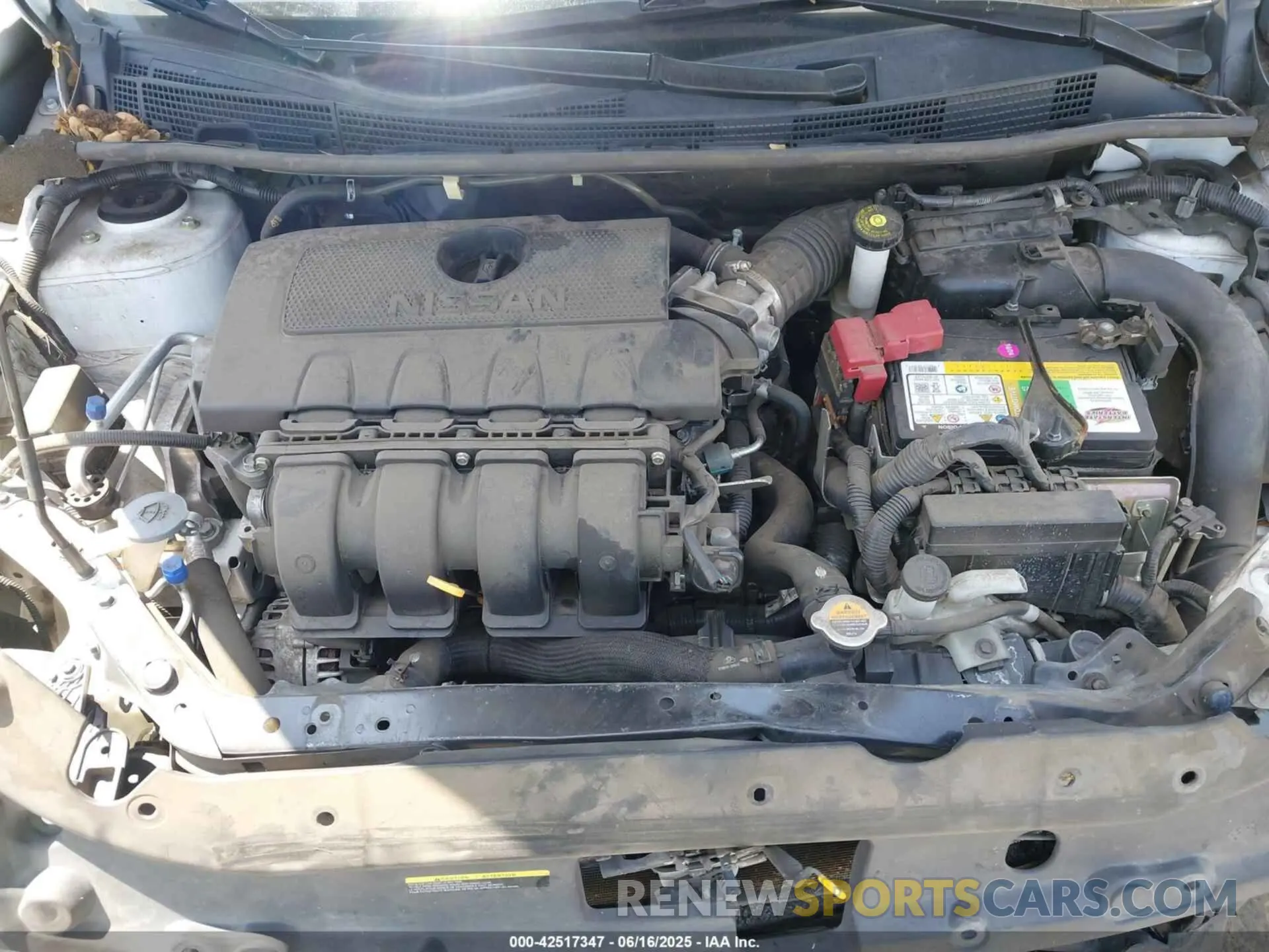 10 fotografías del automóvil dañado 3N1AB7APXKY230367 NISSAN SENTRA 2019
