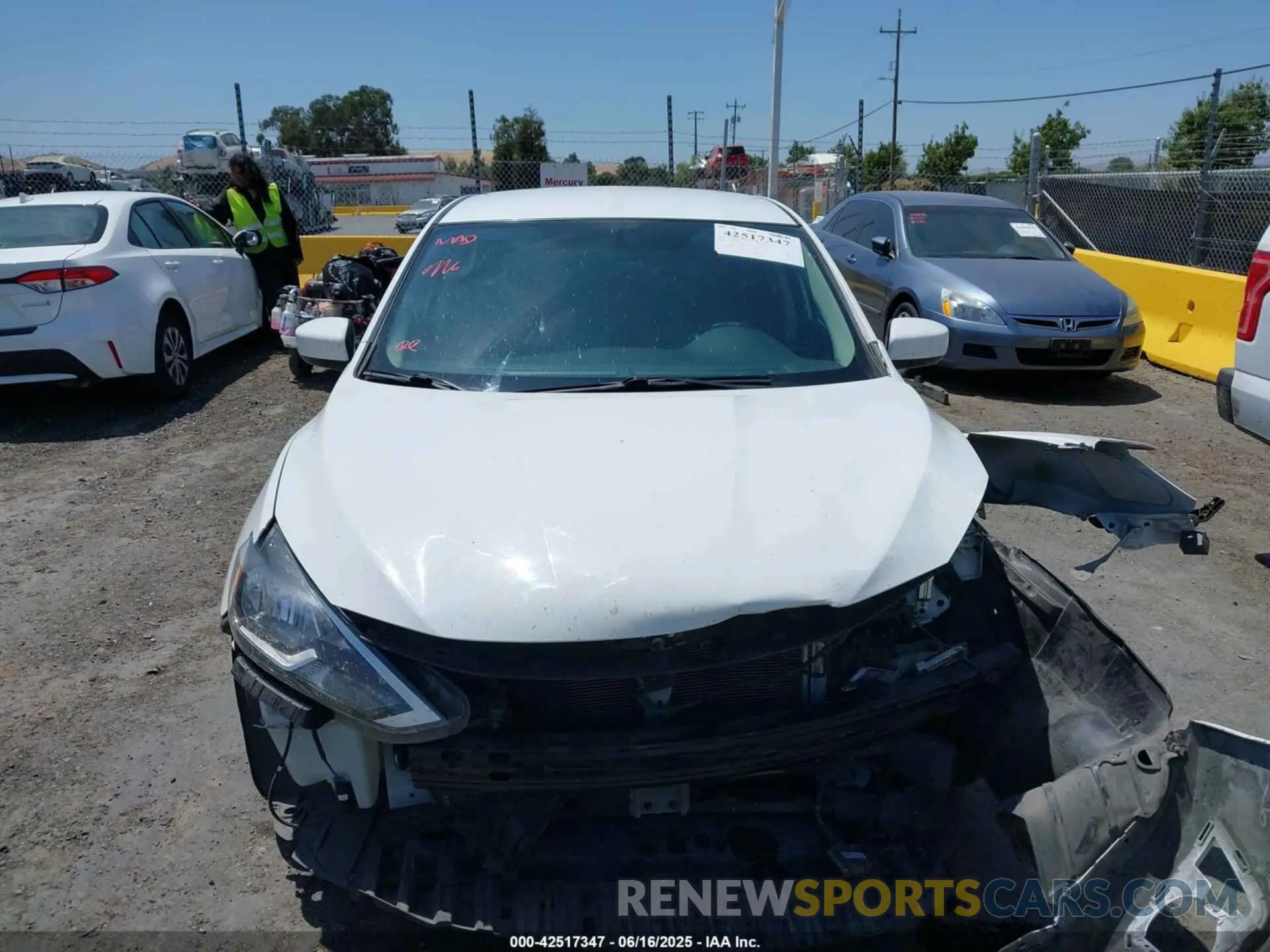 12 fotografías del automóvil dañado 3N1AB7APXKY230367 NISSAN SENTRA 2019