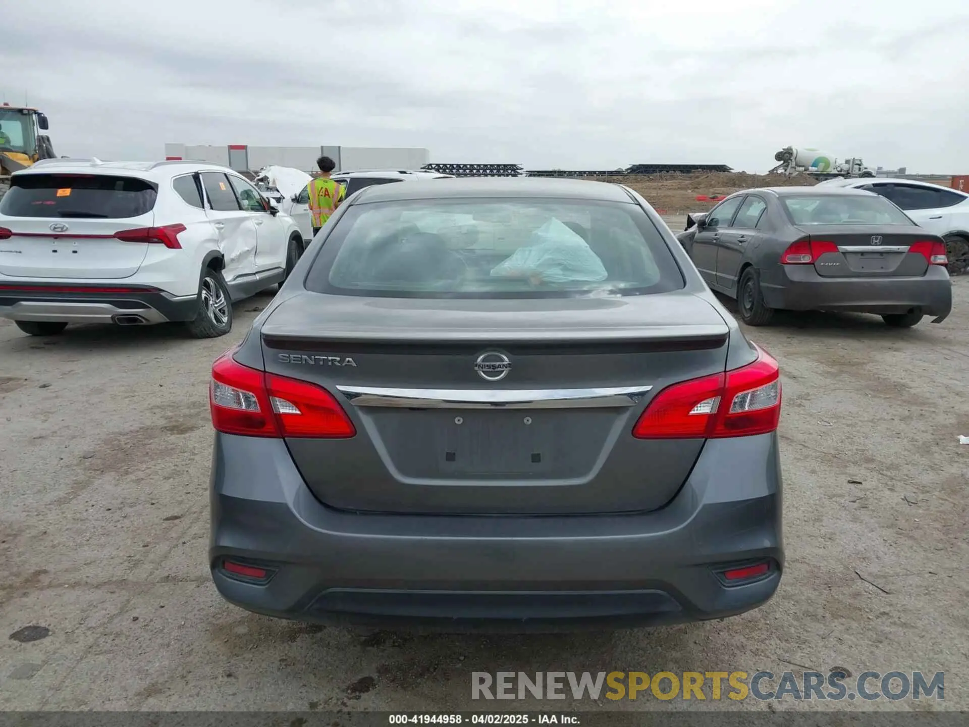 16 fotografías del automóvil dañado 3N1AB7APXKY238159 NISSAN SENTRA 2019