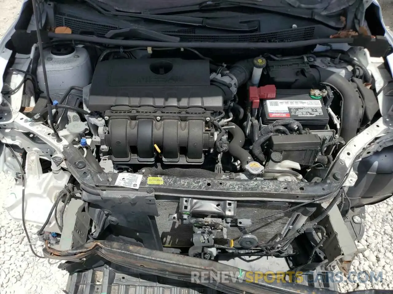 11 fotografías del automóvil dañado 3N1AB7APXKY240882 NISSAN SENTRA 2019