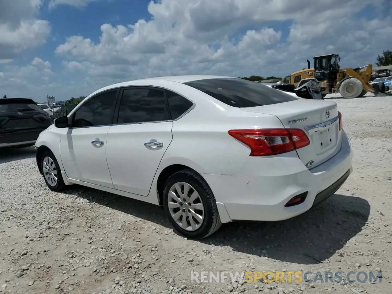 2 fotografías del automóvil dañado 3N1AB7APXKY240882 NISSAN SENTRA 2019