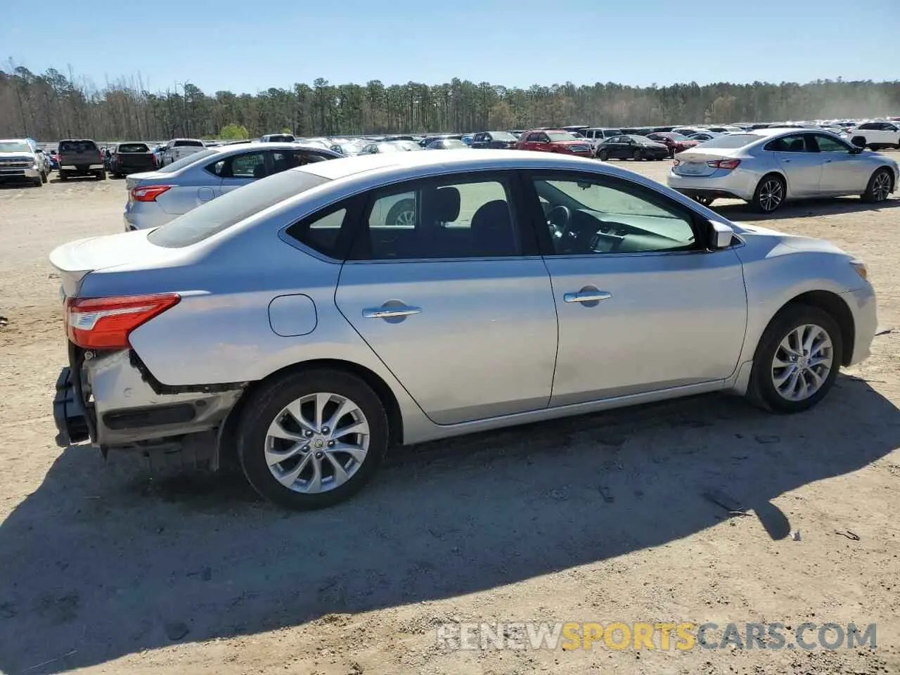 3 fotografías del automóvil dañado 3N1AB7APXKY245029 NISSAN SENTRA 2019