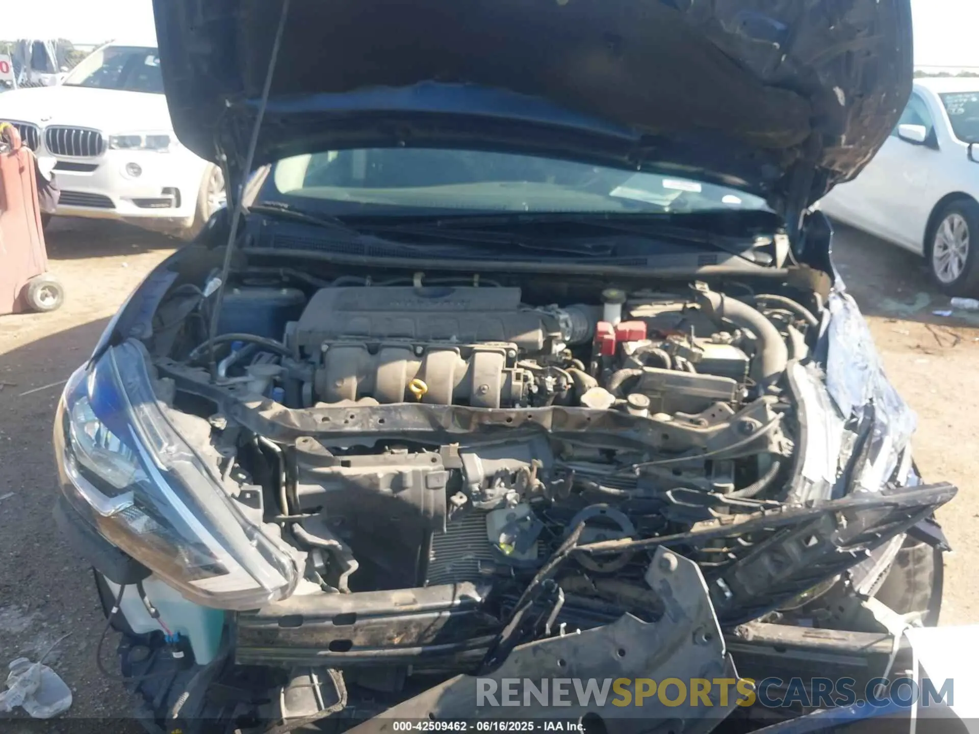 10 fotografías del automóvil dañado 3N1AB7APXKY249873 NISSAN SENTRA 2019