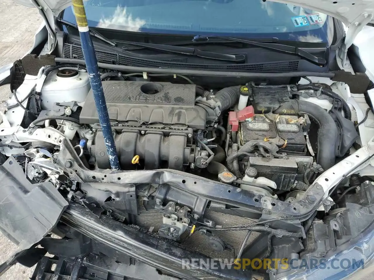 11 fotografías del automóvil dañado 3N1AB7APXKY258606 NISSAN SENTRA 2019