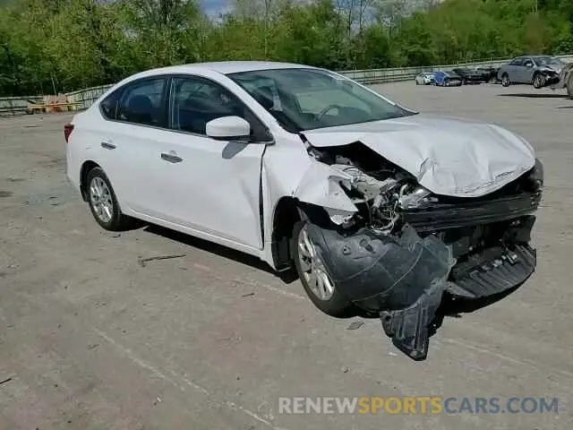 14 fotografías del automóvil dañado 3N1AB7APXKY258606 NISSAN SENTRA 2019