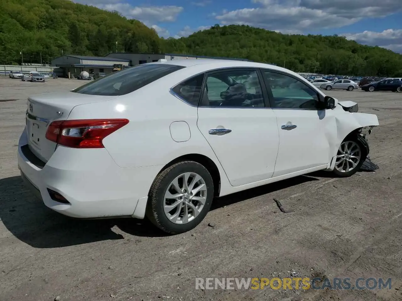 3 fotografías del automóvil dañado 3N1AB7APXKY258606 NISSAN SENTRA 2019