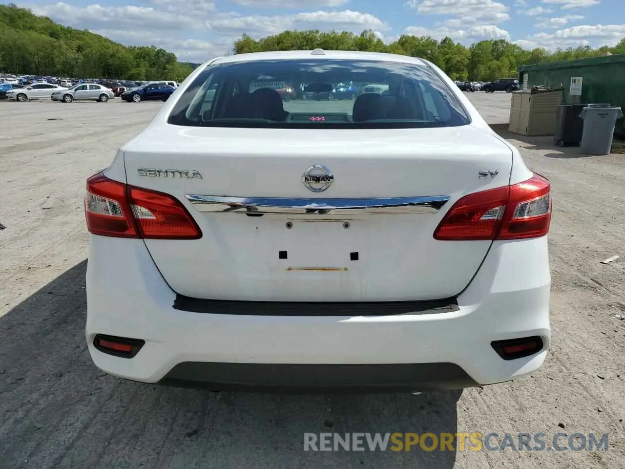 6 fotografías del automóvil dañado 3N1AB7APXKY258606 NISSAN SENTRA 2019