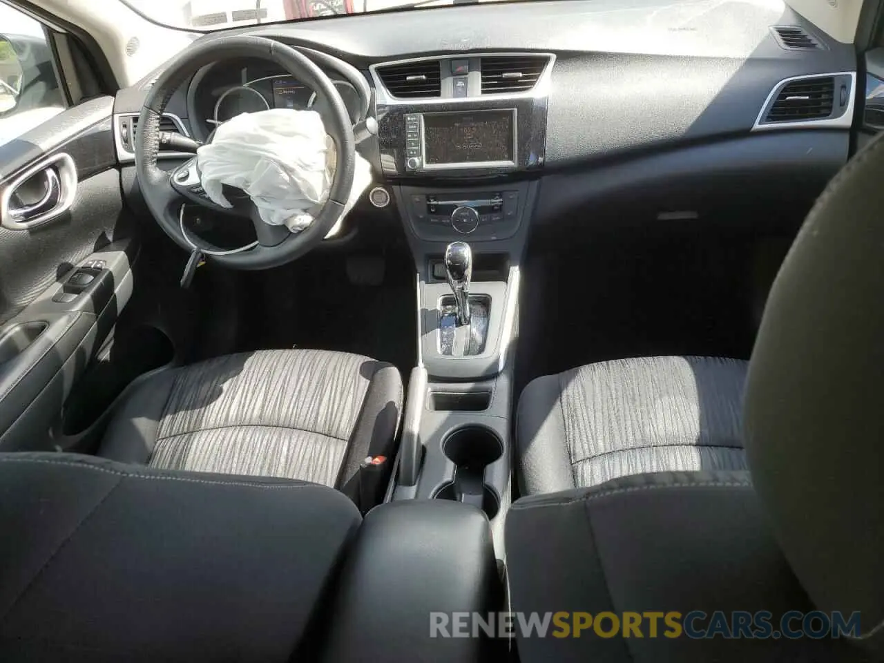 8 fotografías del automóvil dañado 3N1AB7APXKY258606 NISSAN SENTRA 2019