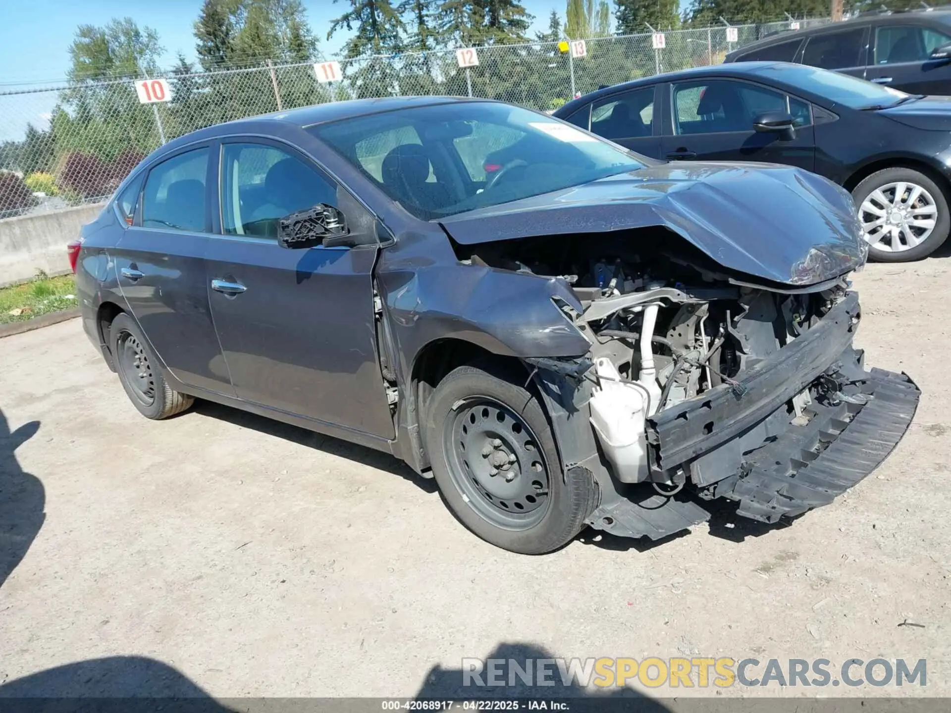 1 fotografías del automóvil dañado 3N1AB7APXKY287653 NISSAN SENTRA 2019