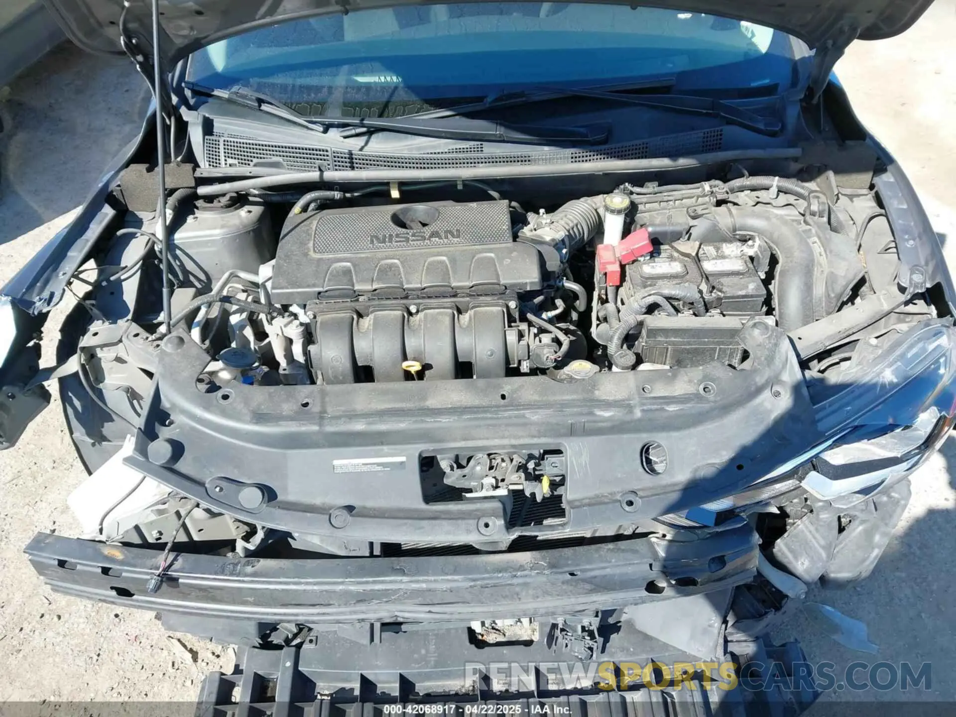10 fotografías del automóvil dañado 3N1AB7APXKY287653 NISSAN SENTRA 2019