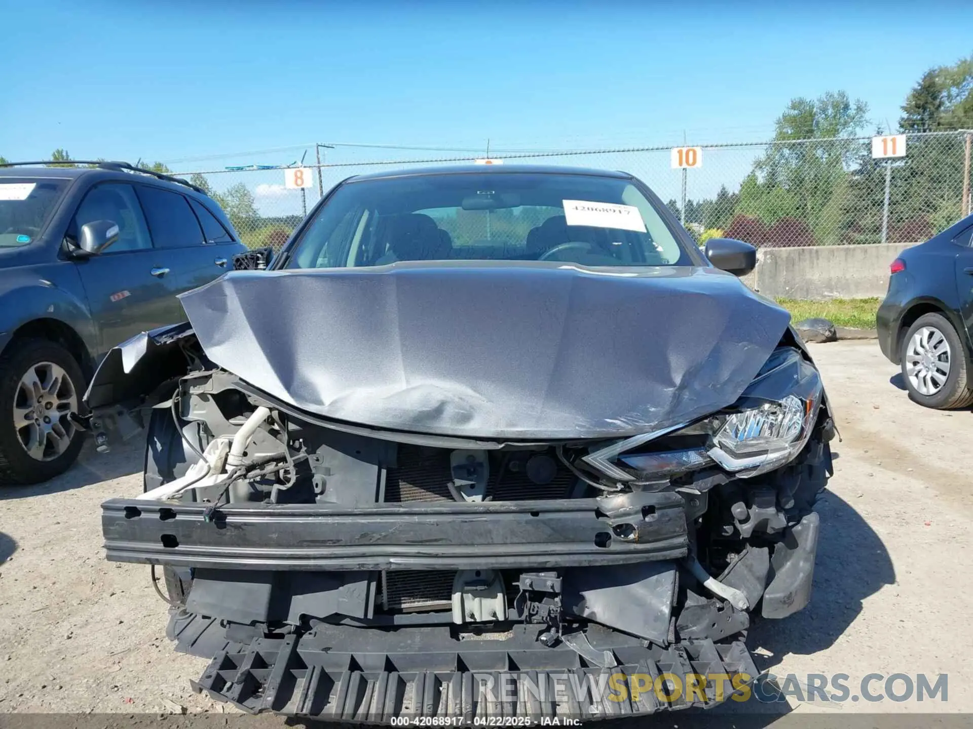 13 fotografías del automóvil dañado 3N1AB7APXKY287653 NISSAN SENTRA 2019
