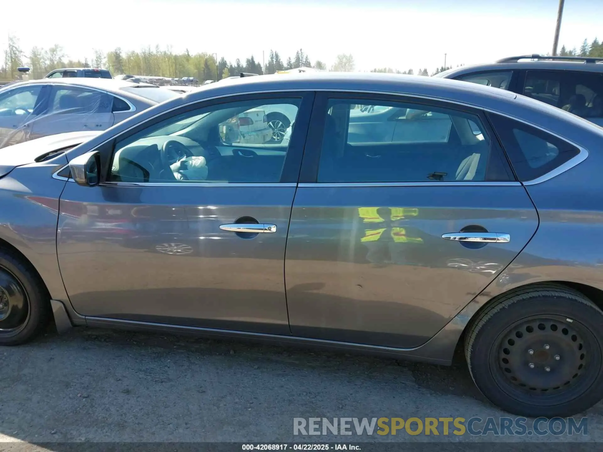 15 fotografías del automóvil dañado 3N1AB7APXKY287653 NISSAN SENTRA 2019