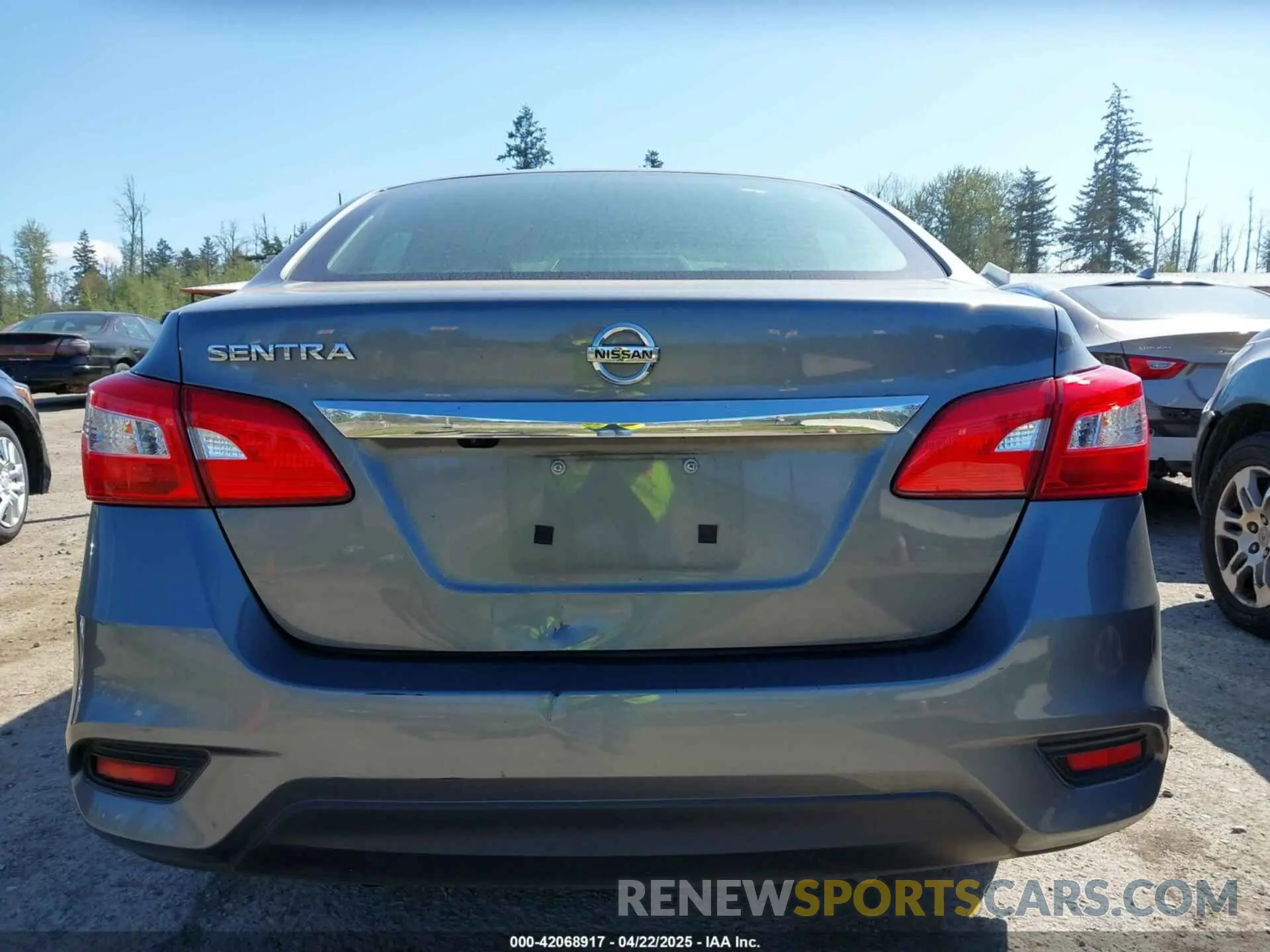 17 fotografías del automóvil dañado 3N1AB7APXKY287653 NISSAN SENTRA 2019