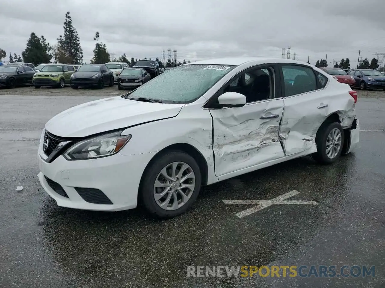 1 fotografías del automóvil dañado 3N1AB7APXKY288513 NISSAN SENTRA 2019
