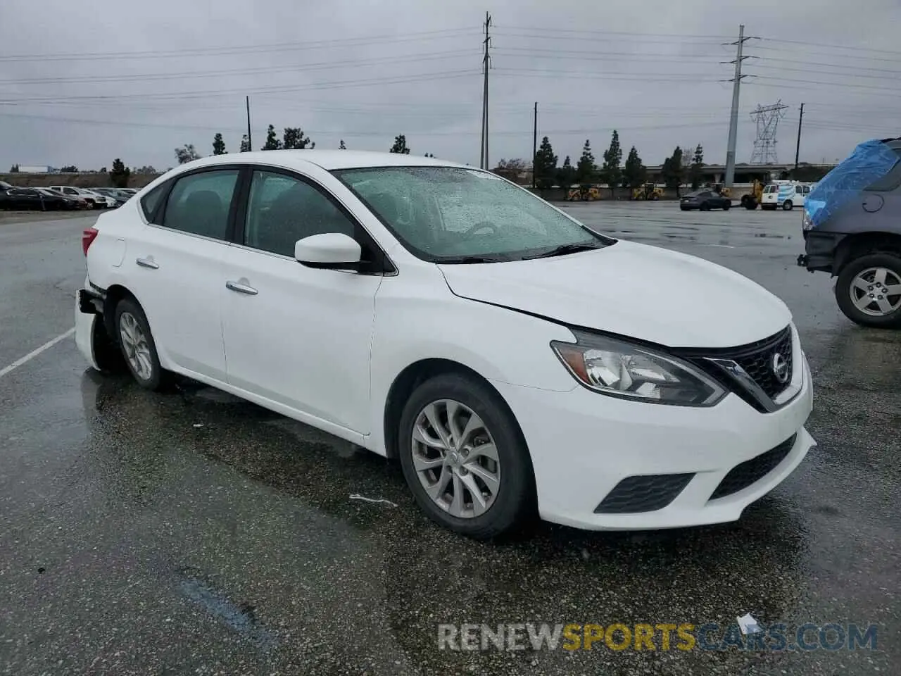4 fotografías del automóvil dañado 3N1AB7APXKY288513 NISSAN SENTRA 2019