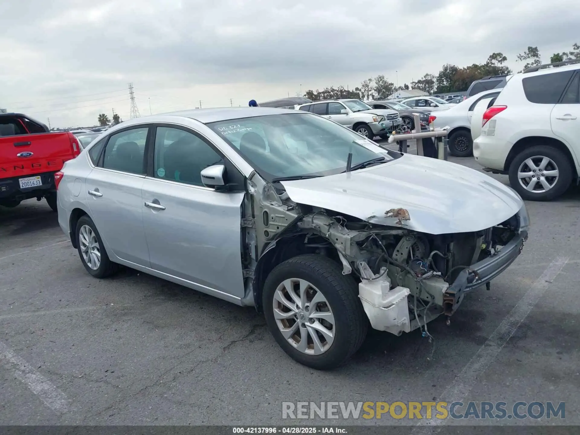 1 fotografías del automóvil dañado 3N1AB7APXKY288818 NISSAN SENTRA 2019