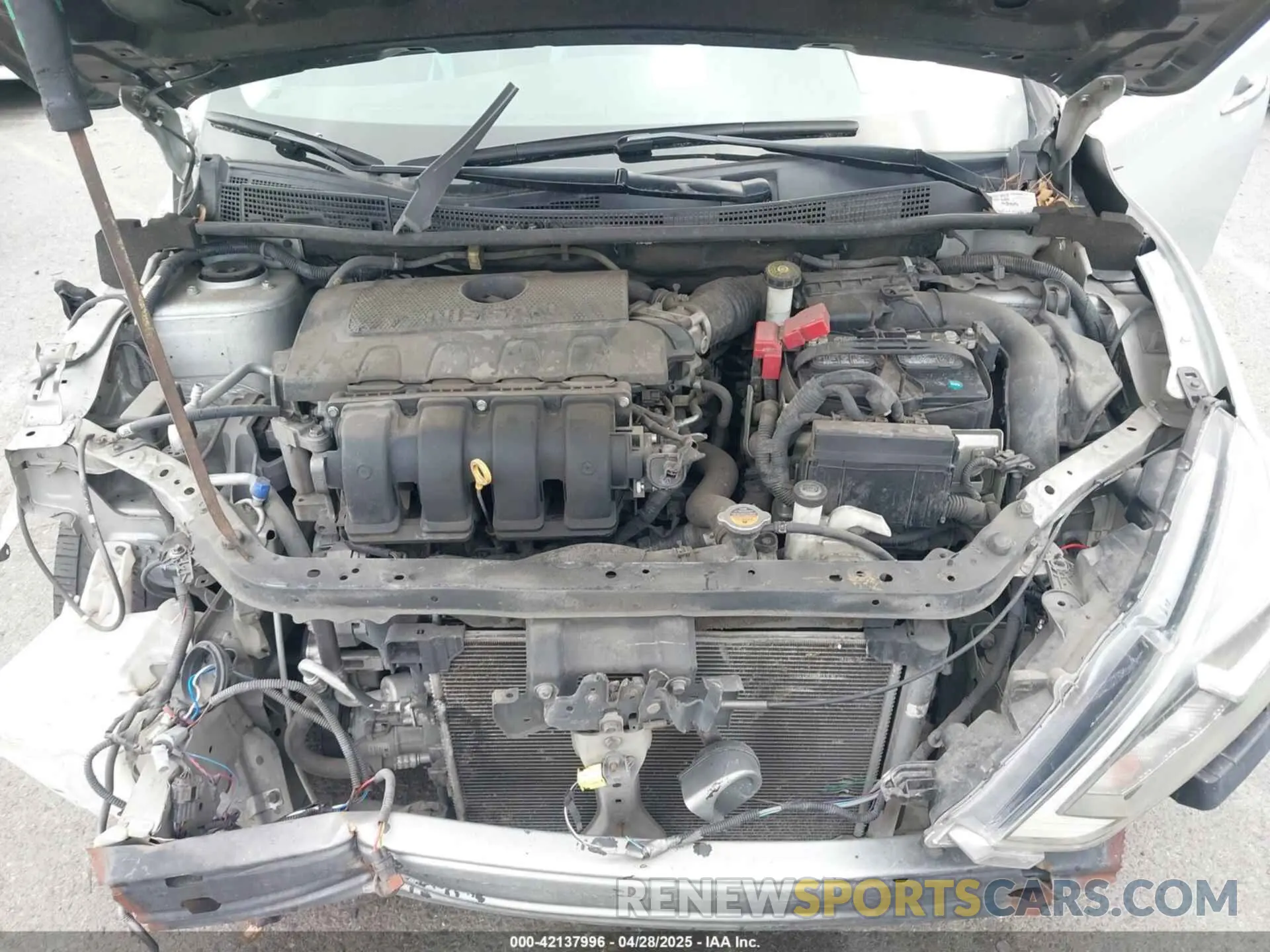 10 fotografías del automóvil dañado 3N1AB7APXKY288818 NISSAN SENTRA 2019