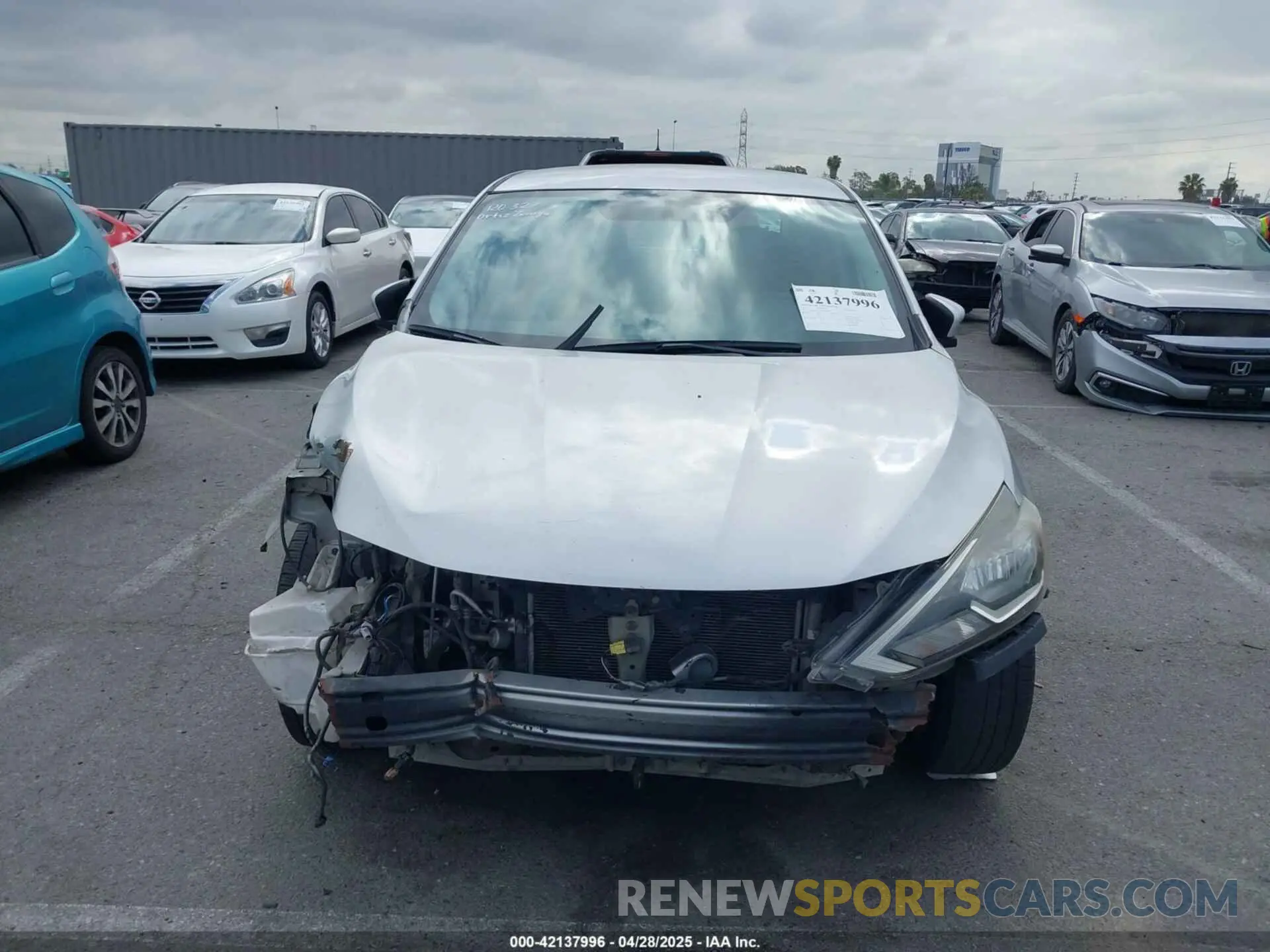 13 fotografías del automóvil dañado 3N1AB7APXKY288818 NISSAN SENTRA 2019