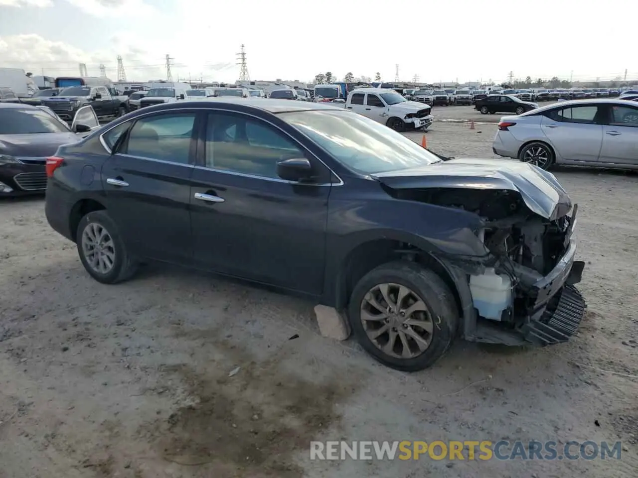 4 fotografías del automóvil dañado 3N1AB7APXKY294991 NISSAN SENTRA 2019