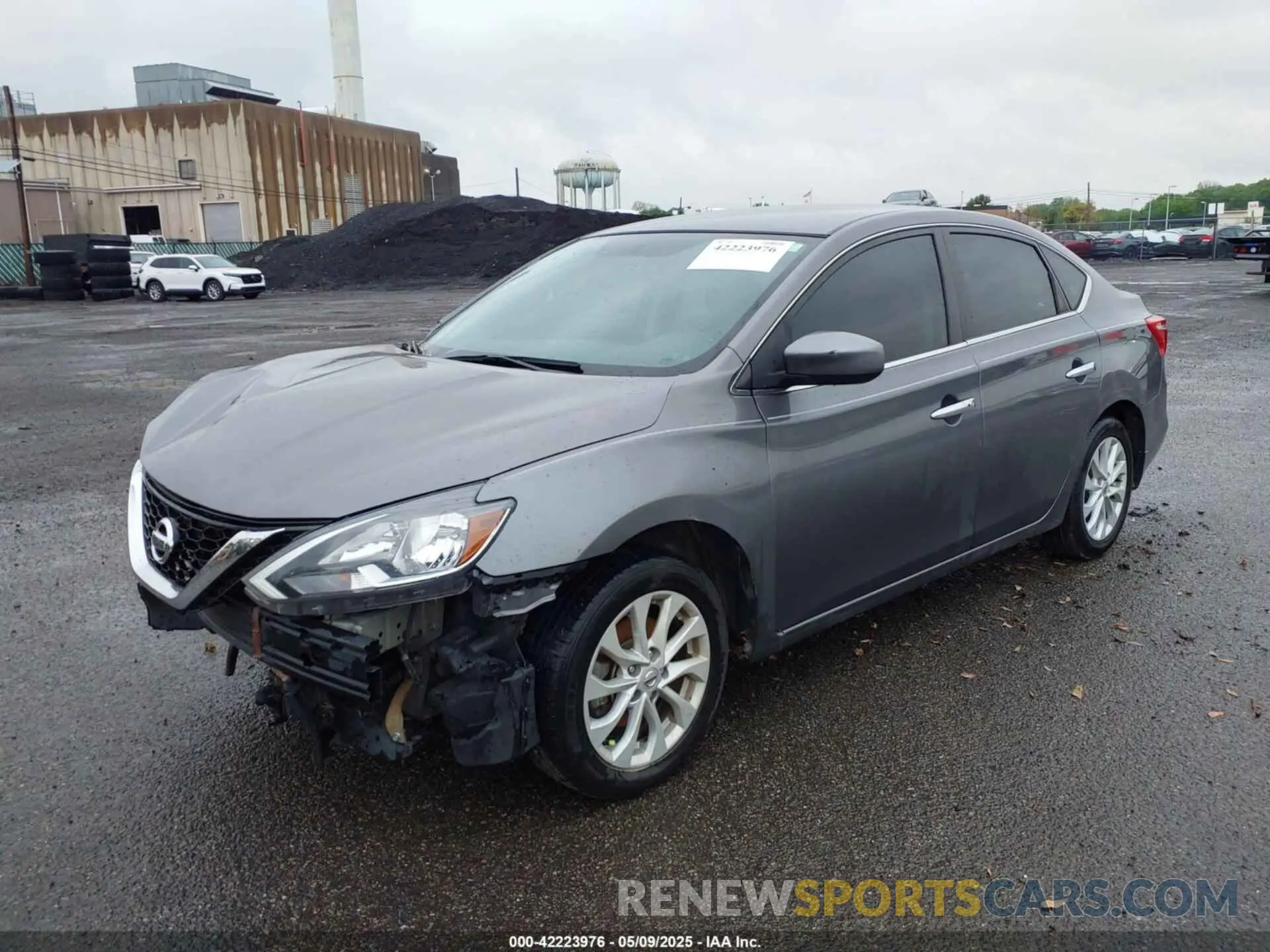 2 fotografías del automóvil dañado 3N1AB7APXKY295347 NISSAN SENTRA 2019