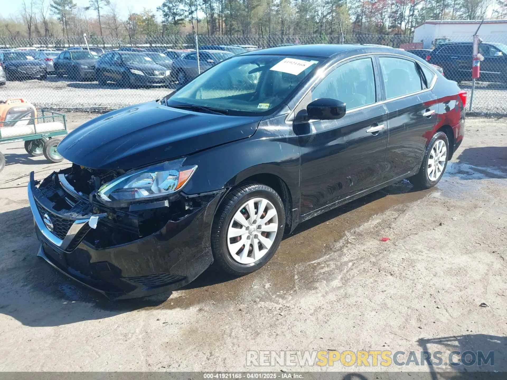2 fotografías del automóvil dañado 3N1AB7APXKY308596 NISSAN SENTRA 2019