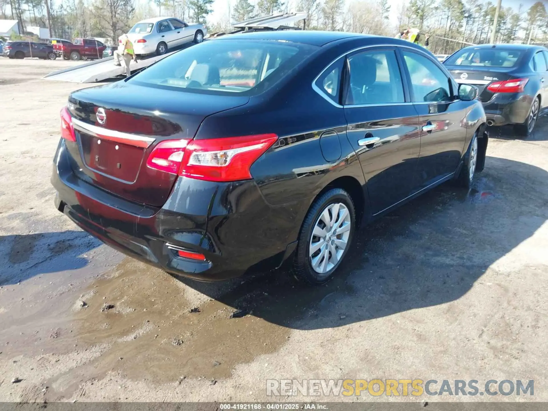 4 fotografías del automóvil dañado 3N1AB7APXKY308596 NISSAN SENTRA 2019