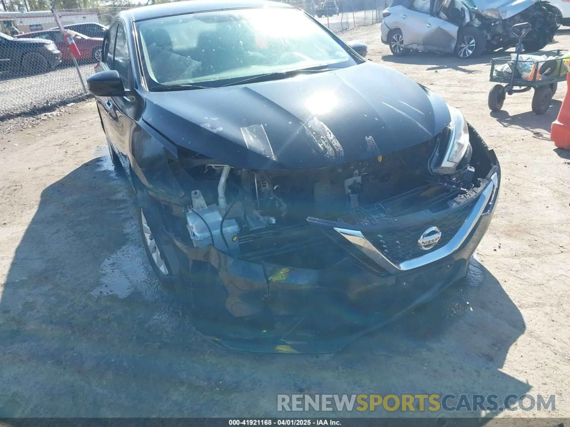 6 fotografías del automóvil dañado 3N1AB7APXKY308596 NISSAN SENTRA 2019