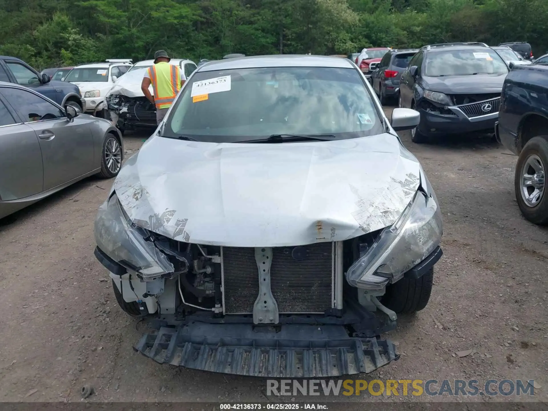 12 fotografías del automóvil dañado 3N1AB7APXKY309831 NISSAN SENTRA 2019