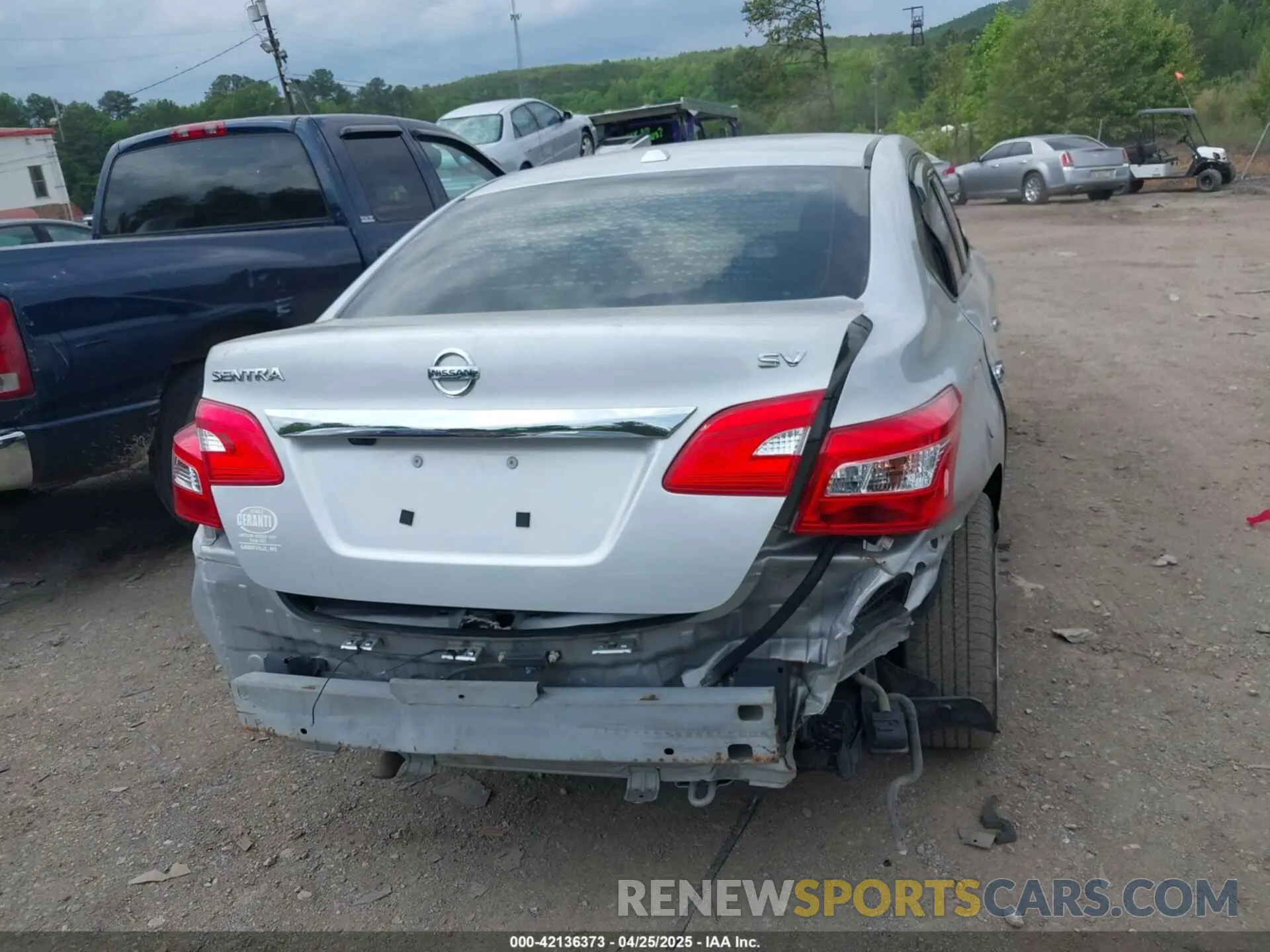 16 fotografías del automóvil dañado 3N1AB7APXKY309831 NISSAN SENTRA 2019