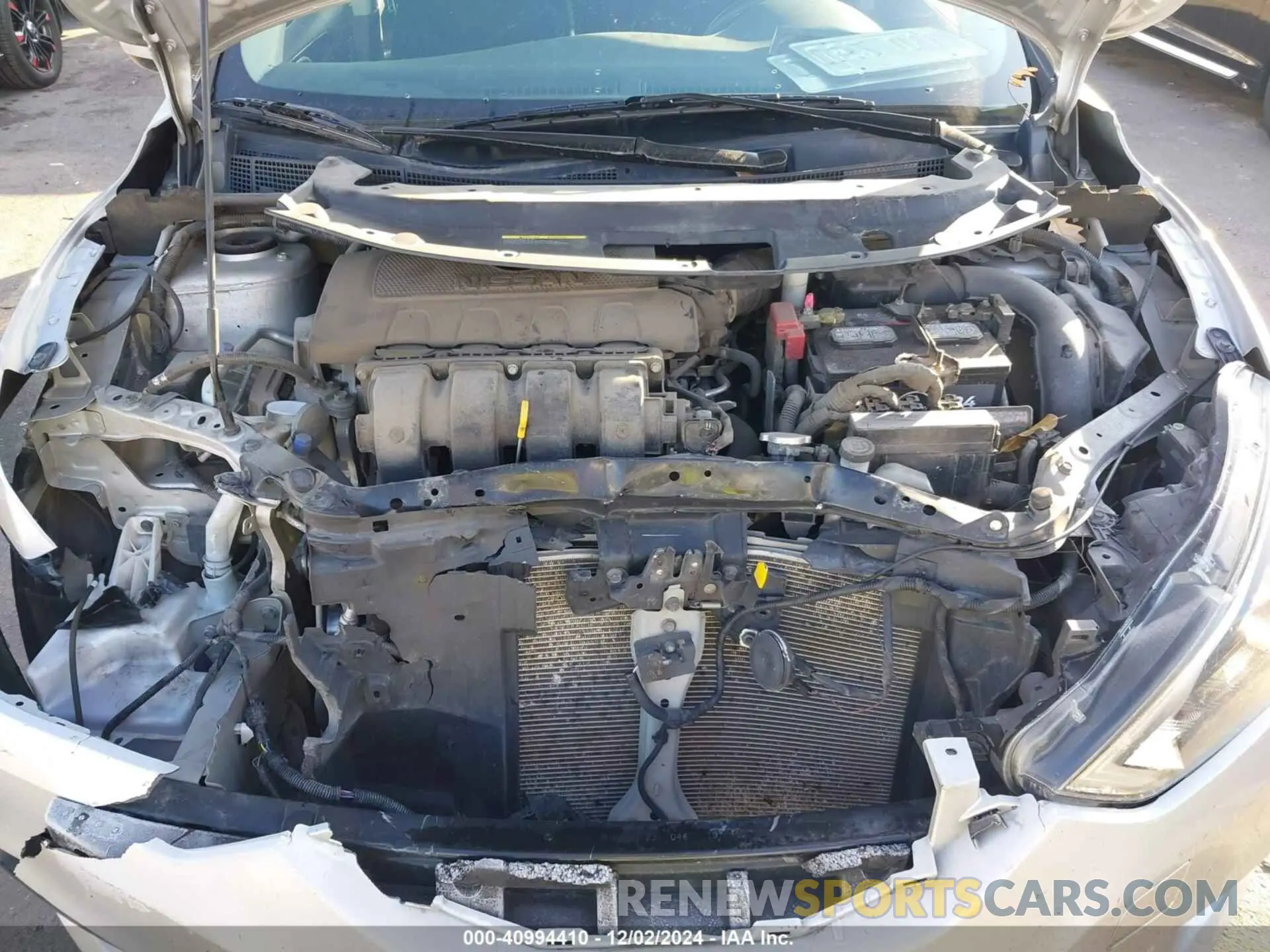 10 fotografías del automóvil dañado 3N1AB7APXKY316794 NISSAN SENTRA 2019