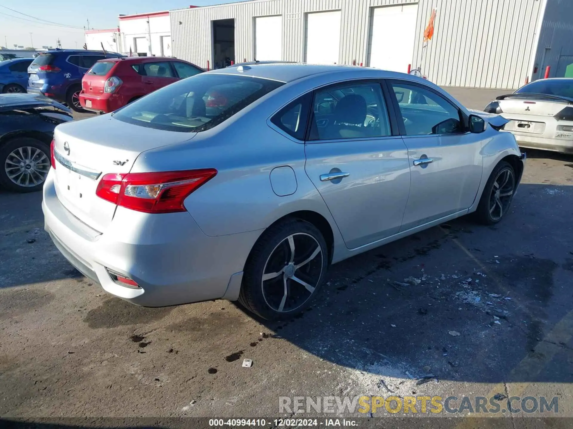 4 fotografías del automóvil dañado 3N1AB7APXKY316794 NISSAN SENTRA 2019