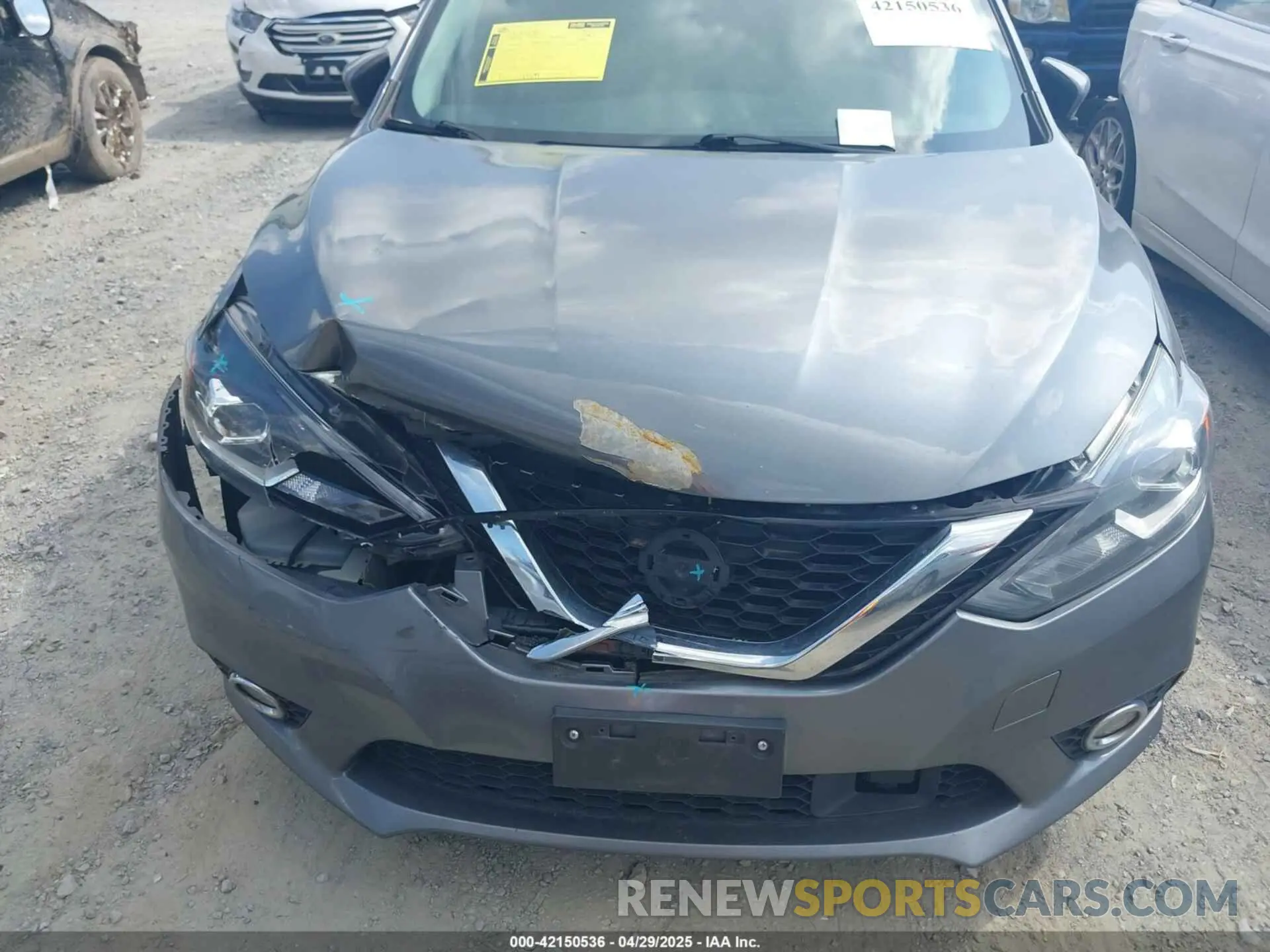 6 fotografías del automóvil dañado 3N1AB7APXKY322644 NISSAN SENTRA 2019