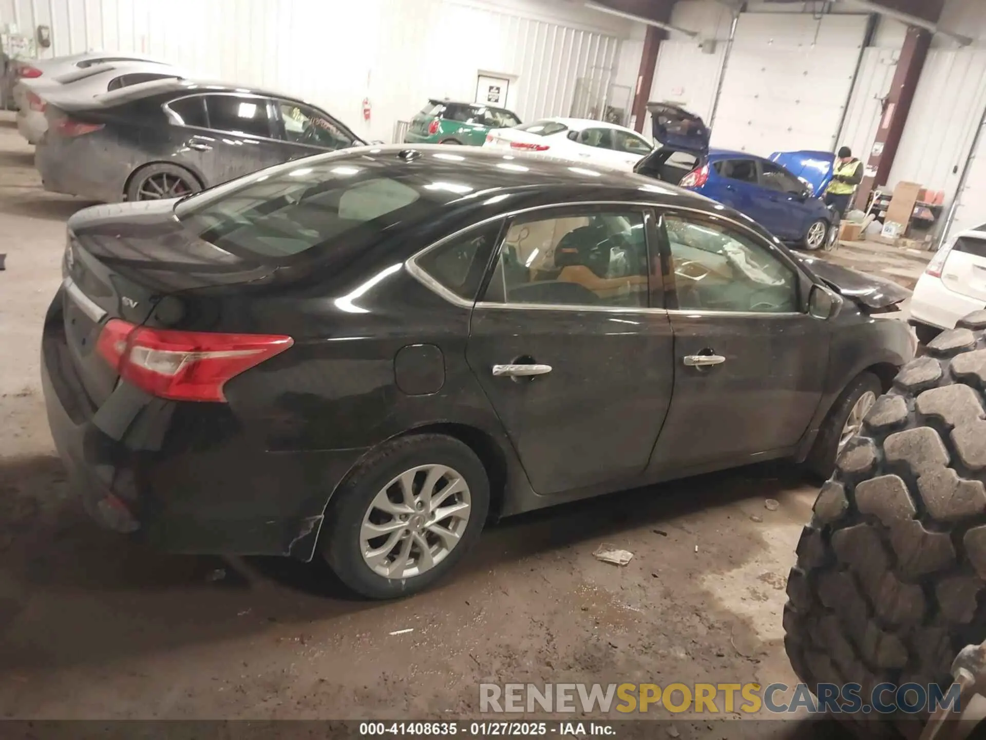 12 fotografías del automóvil dañado 3N1AB7APXKY326967 NISSAN SENTRA 2019