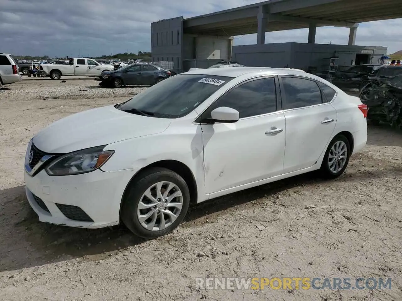 1 fotografías del automóvil dañado 3N1AB7APXKY328184 NISSAN SENTRA 2019