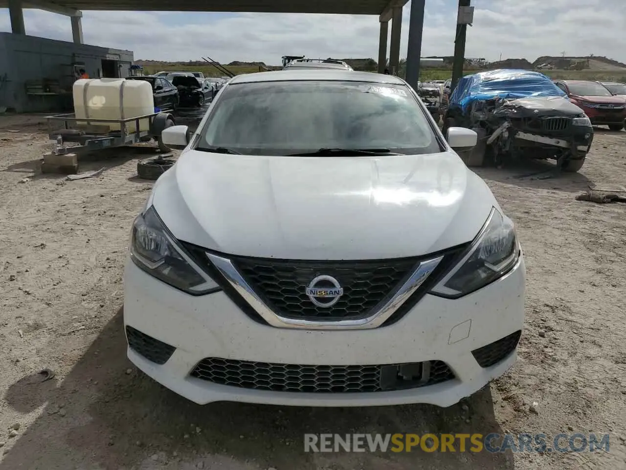 5 fotografías del automóvil dañado 3N1AB7APXKY328184 NISSAN SENTRA 2019