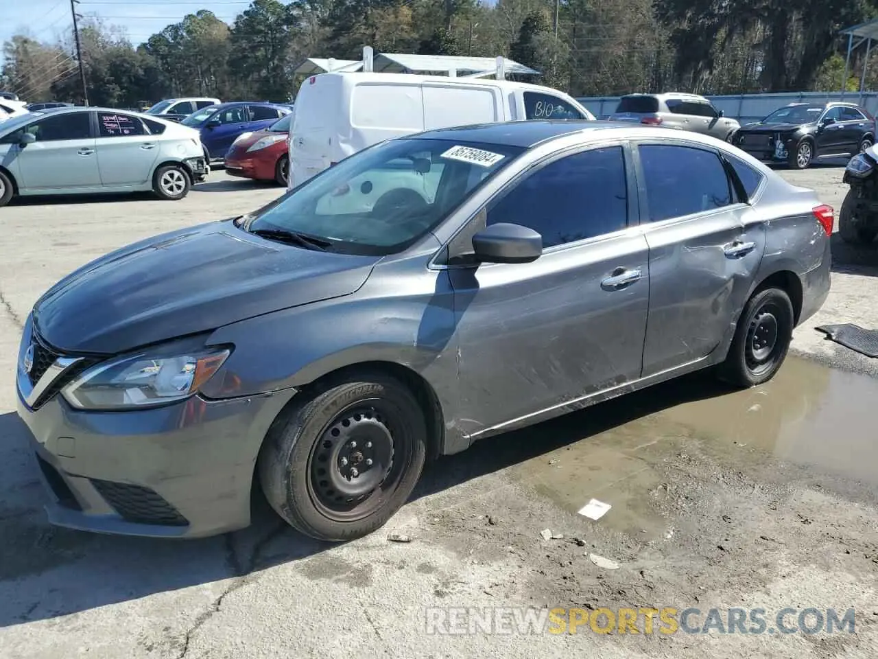 1 fotografías del automóvil dañado 3N1AB7APXKY356325 NISSAN SENTRA 2019