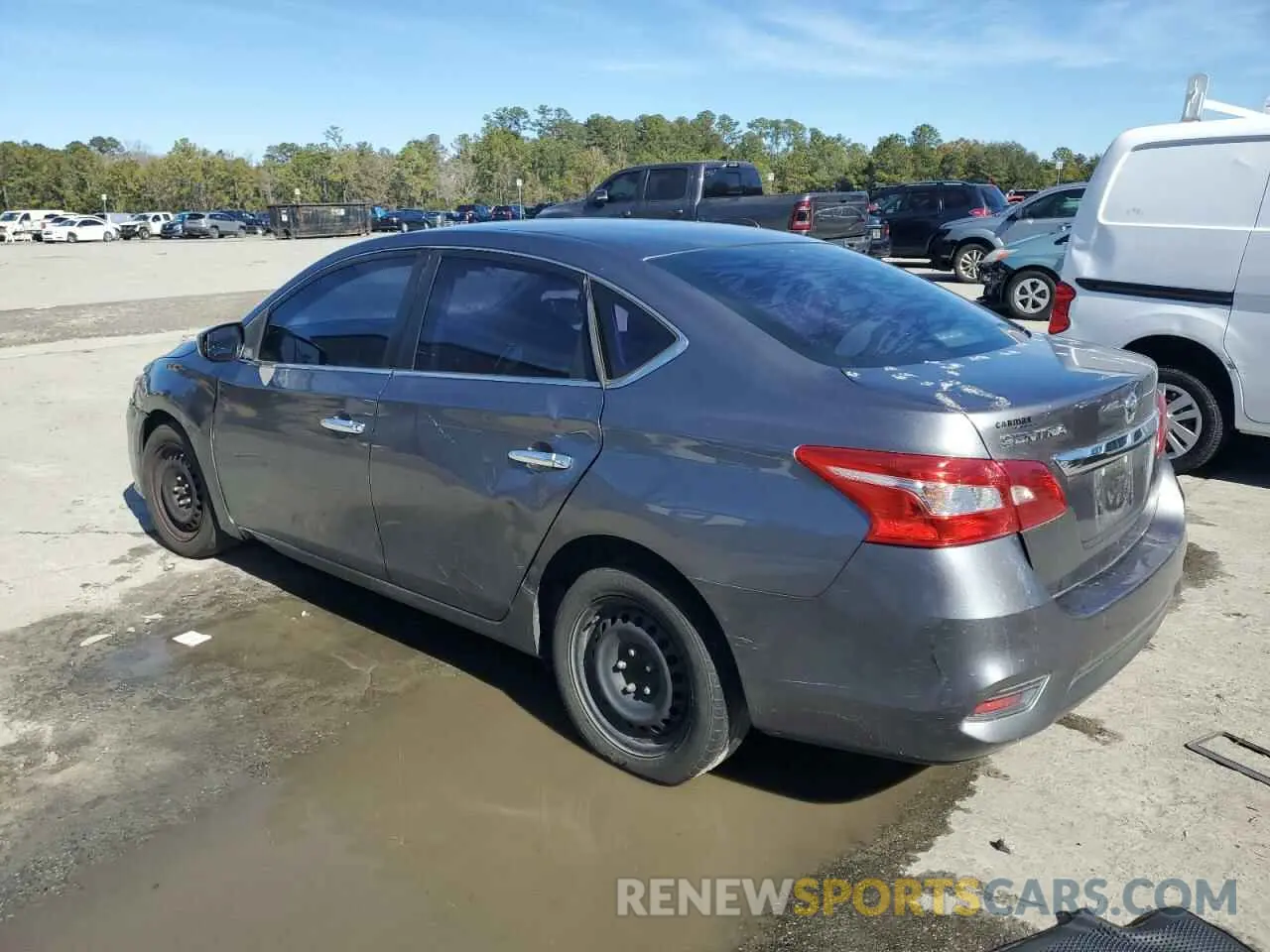 2 fotografías del automóvil dañado 3N1AB7APXKY356325 NISSAN SENTRA 2019
