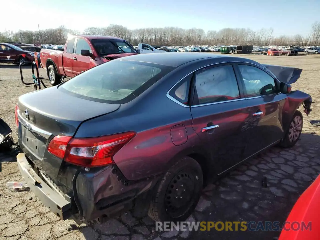 3 fotografías del automóvil dañado 3N1AB7APXKY359533 NISSAN SENTRA 2019