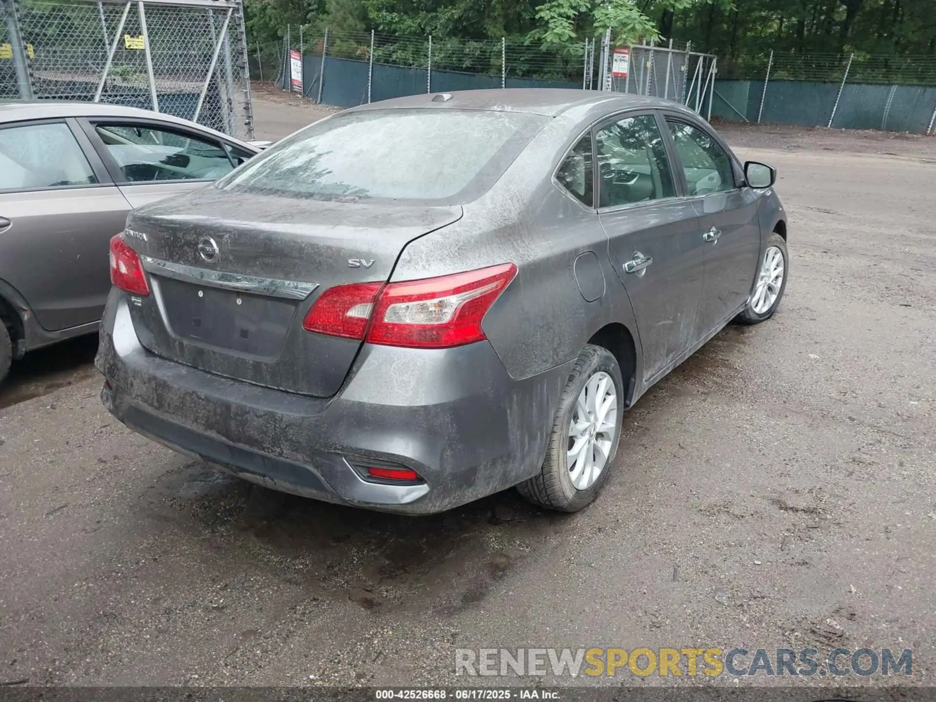 4 fotografías del automóvil dañado 3N1AB7APXKY363355 NISSAN SENTRA 2019