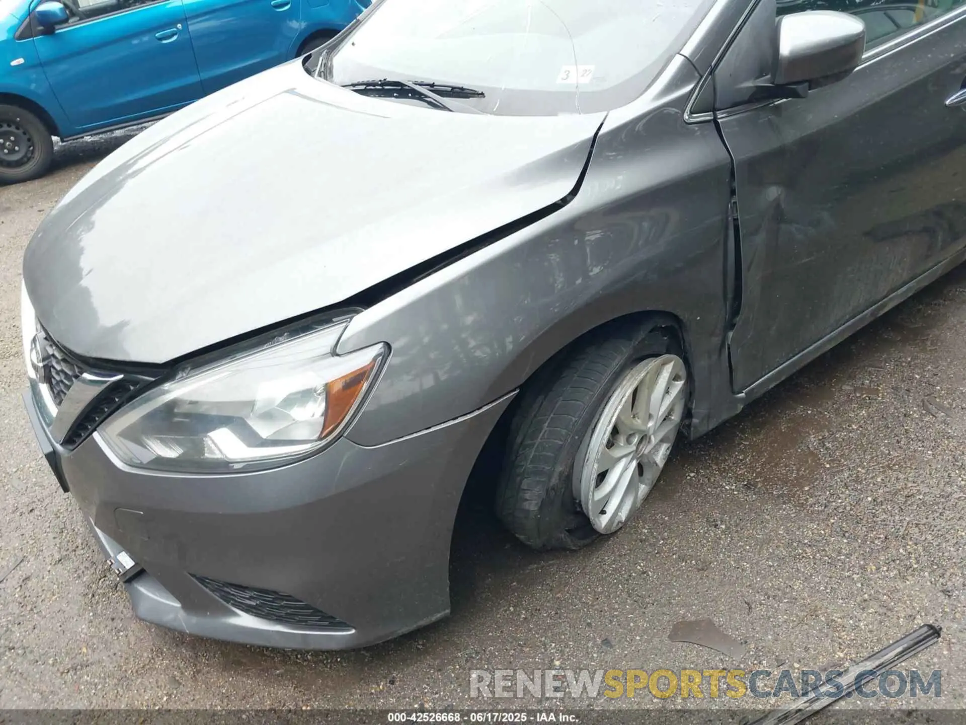 6 fotografías del automóvil dañado 3N1AB7APXKY363355 NISSAN SENTRA 2019