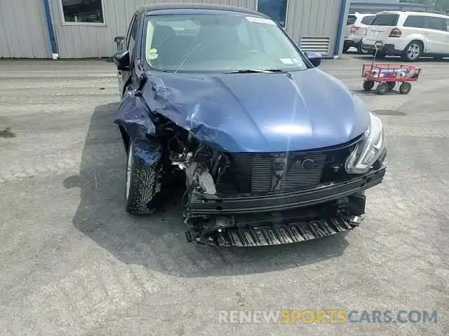 14 fotografías del automóvil dañado 3N1AB7APXKY364828 NISSAN SENTRA 2019